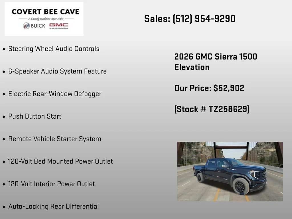 New 2026 Onyx Black GMC Elevation image 30