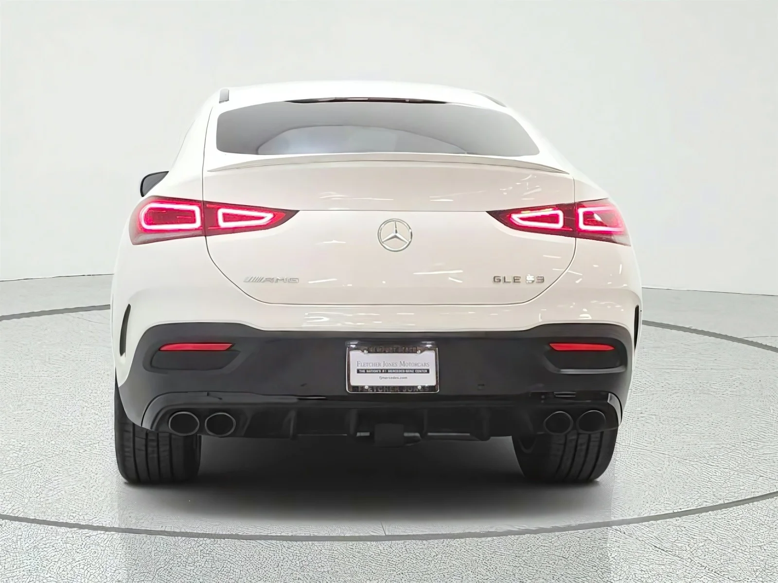 Used 2021 designo Diamond White Metallic Mercedes-Benz AMG® GLE 53 4MATIC Coupe image 6