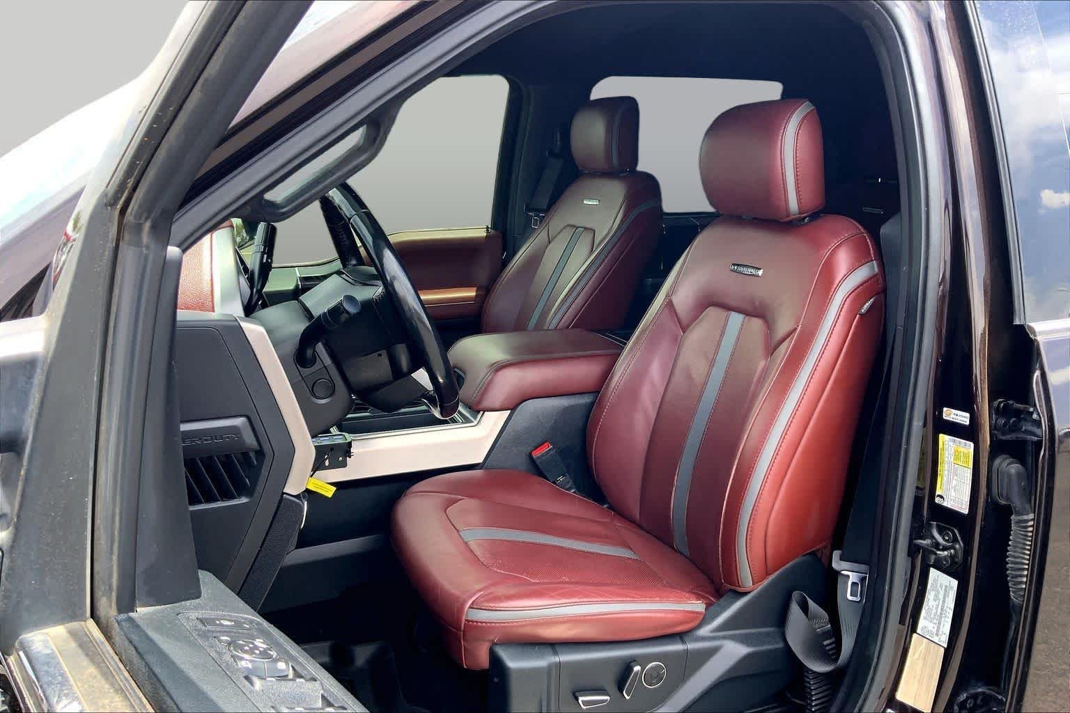 Used 2019 Magma Red Metallic Ford Platinum image 8