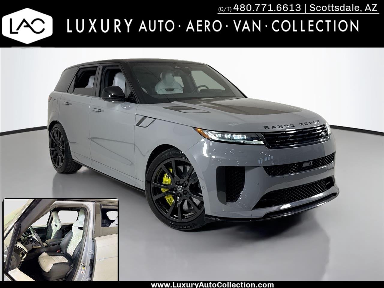 Used 2025 Nardo Grey Land Rover SPORT SV Edition Two | Carbon Fiber Wheels | 360 Camera image 1