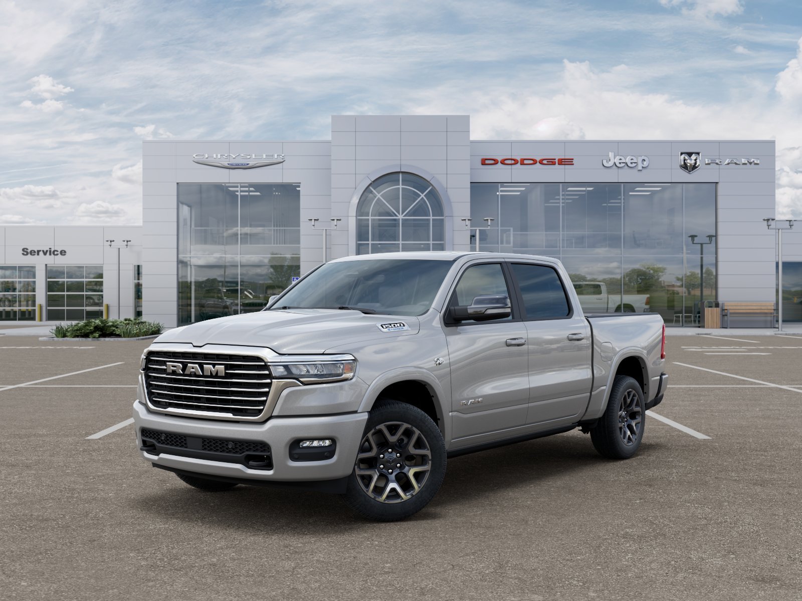 New 2026 Silver Zynith Exterior Paint RAM Laramie image 33