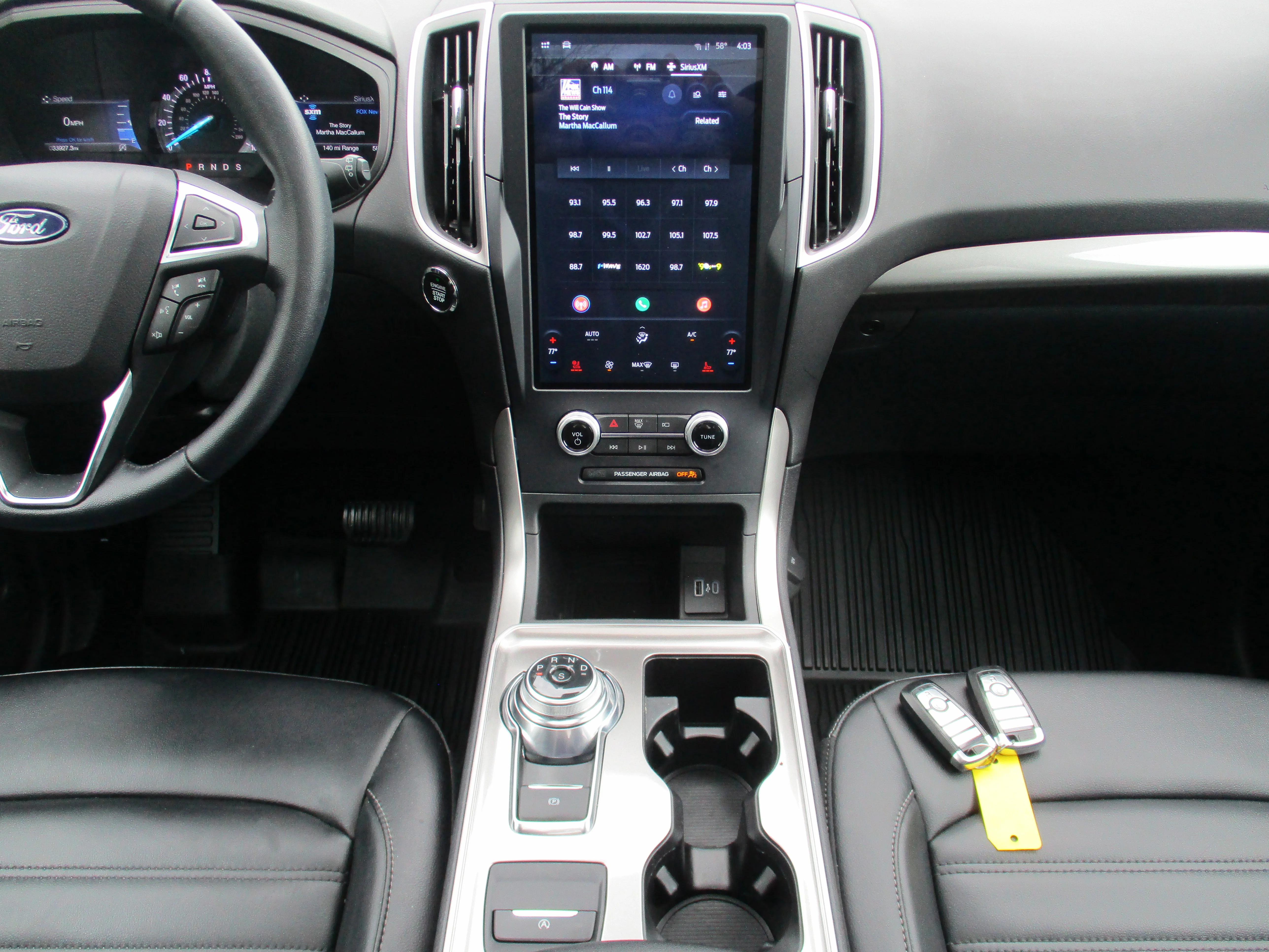 Used 2023 Agate Black Metallic Ford SEL image 14