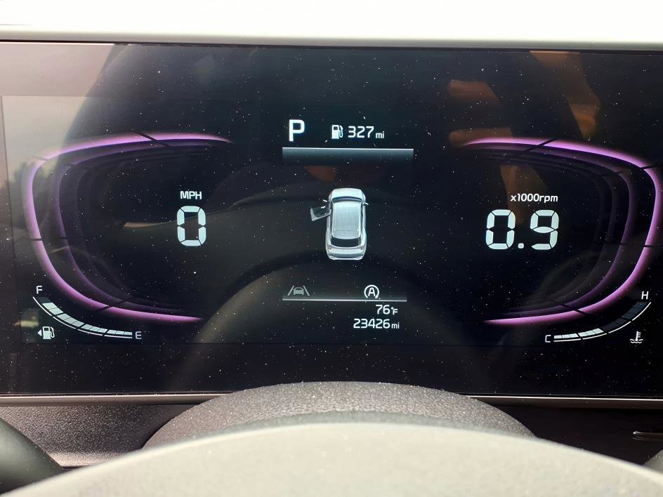 Used 2025 Ebony Black Kia EX image 25