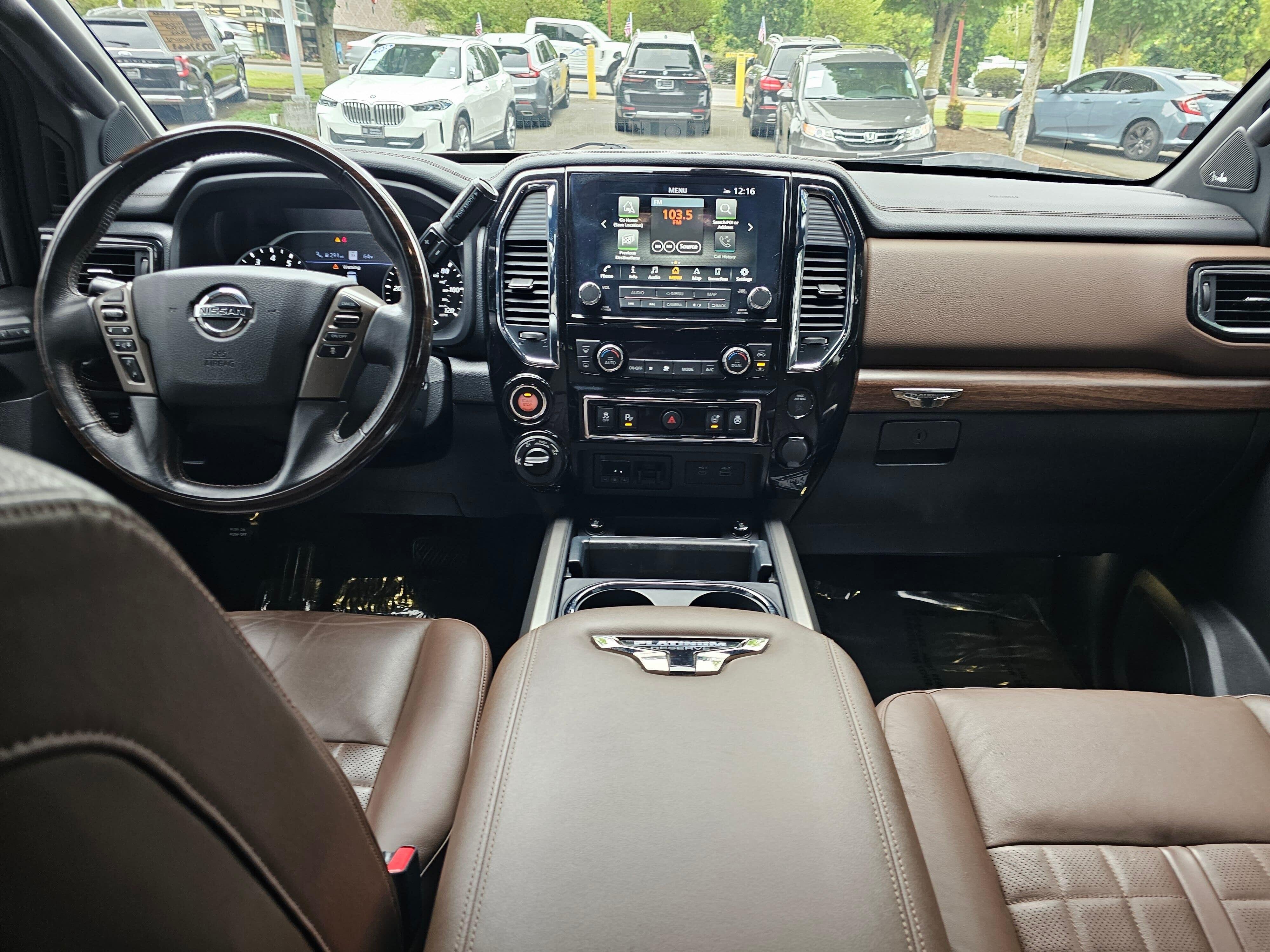 Used 2021 Super Black Nissan Platinum Reserve image 20