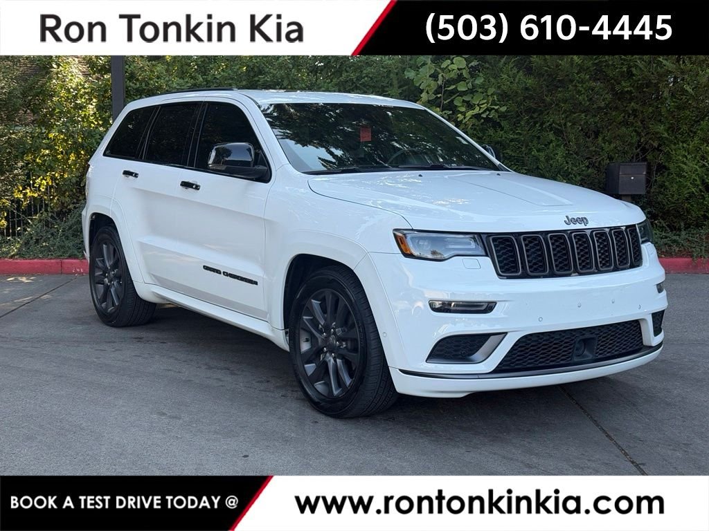 Used 2018 Bright White Clearcoat Jeep Overland image 1