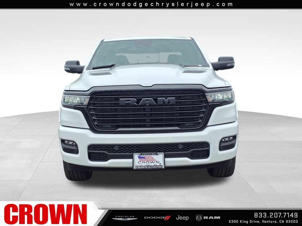 New 2026 Bright White Clear-Coat Exterior Paint RAM Laramie image 2