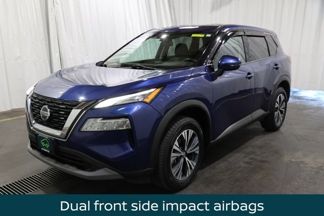 Certified Used 2021 Blue Nissan SV image 7