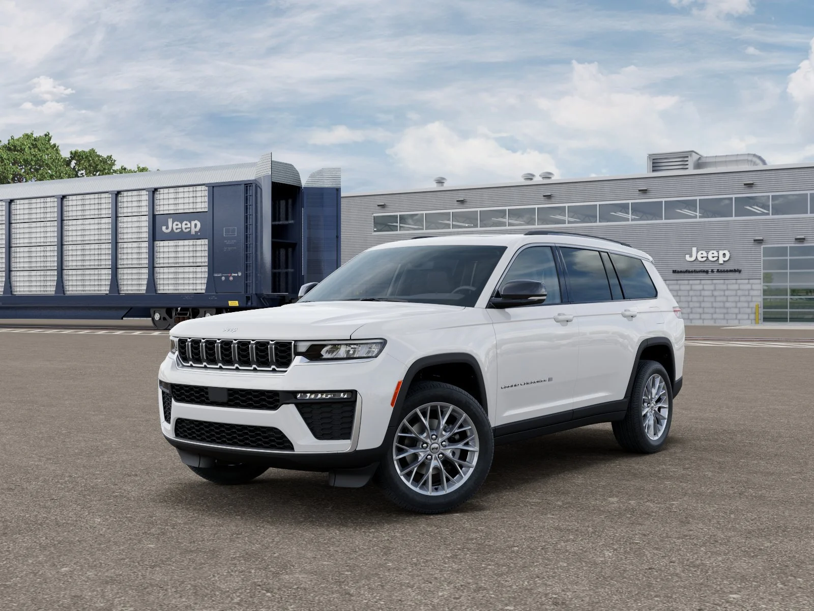 New 2027 Bright White Clear-Coat Paint Jeep Limited image 1