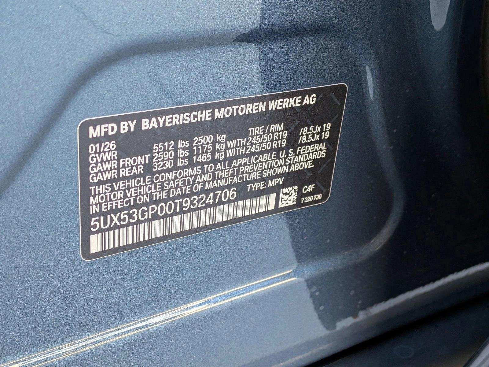 Used 2026 Arctic Race Blue Metallic BMW 30 xDrive image 20