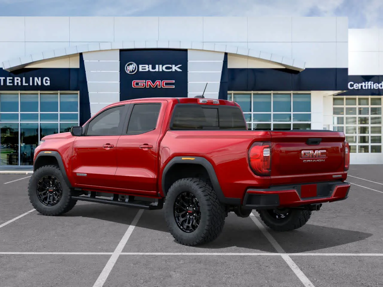 New 2026 Volcanic Red Tintcoat GMC Elevation image 4