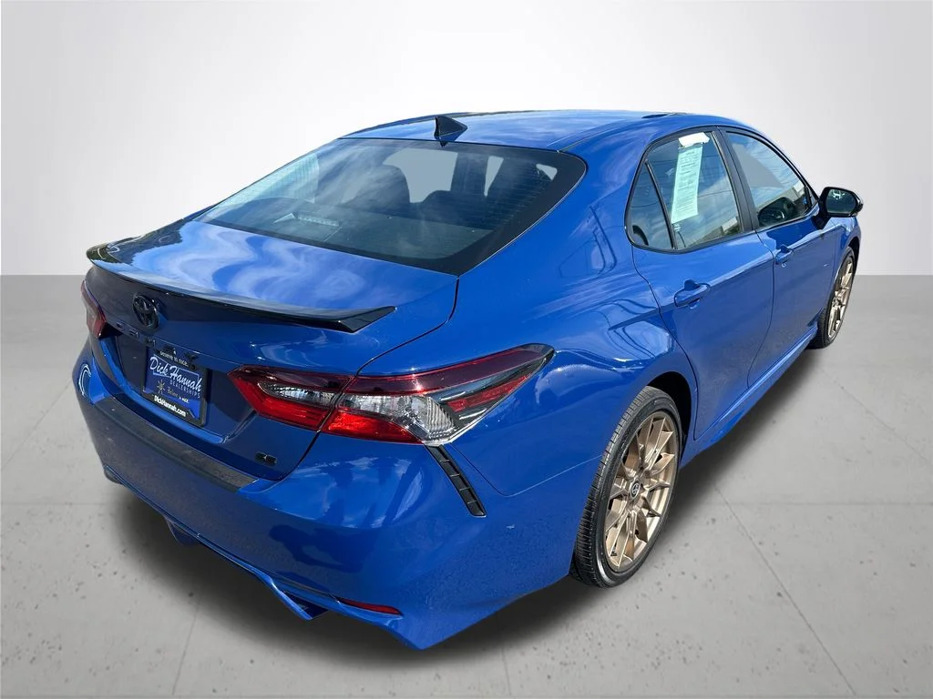 Certified Used 2024 Blue Toyota SE image 8