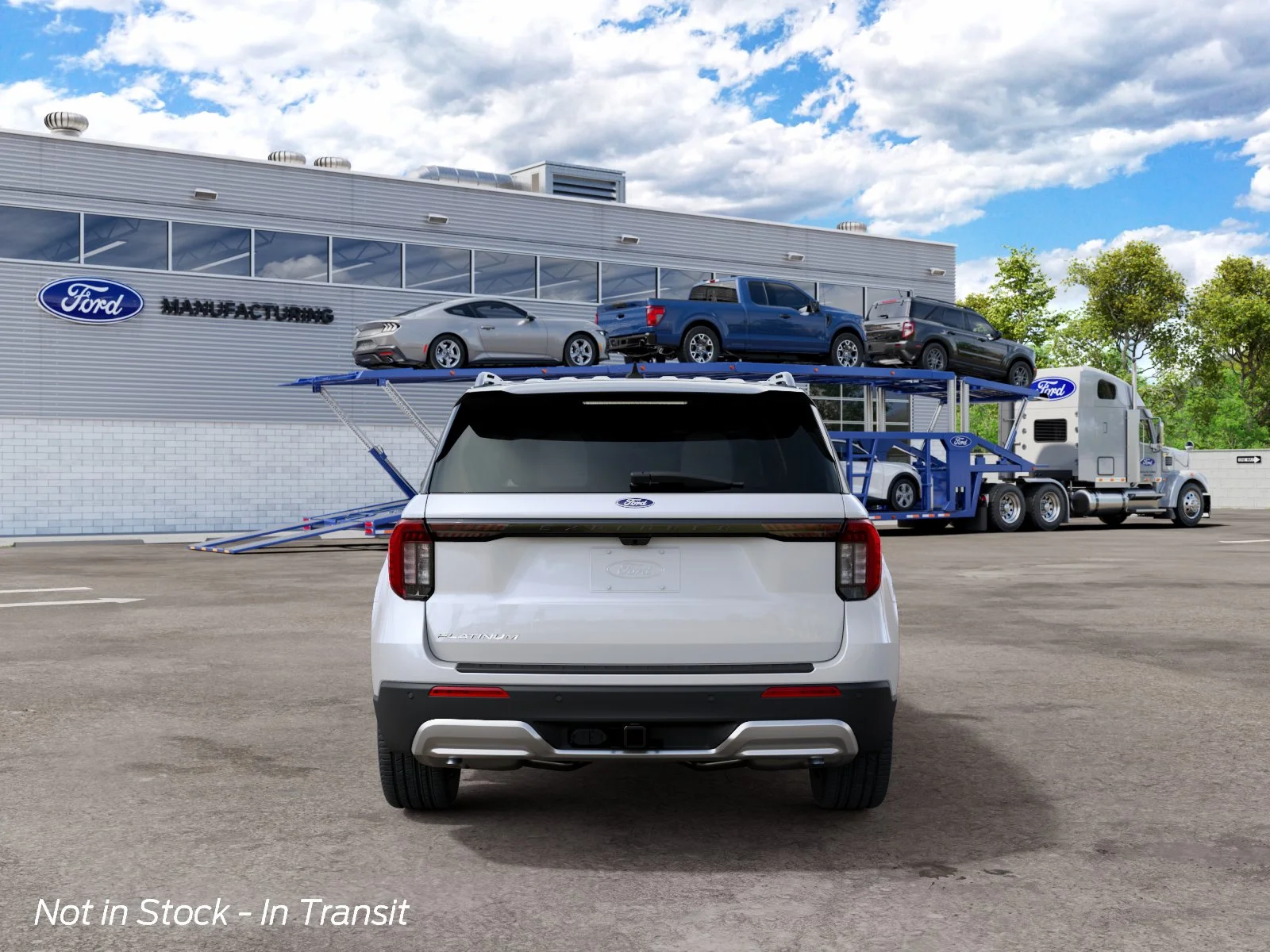 New 2027 Star White Metallic Tri-Coat Ford Platinum image 7