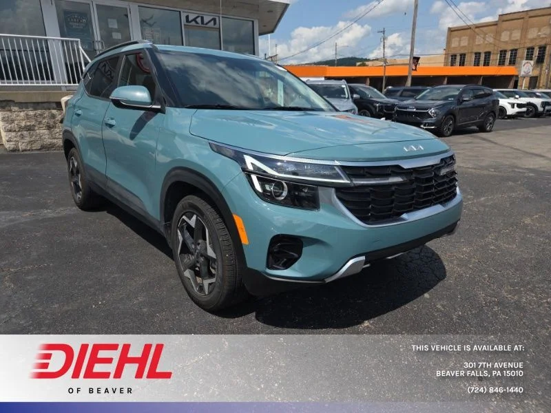 Used 2025 Blue Kia EX image 1