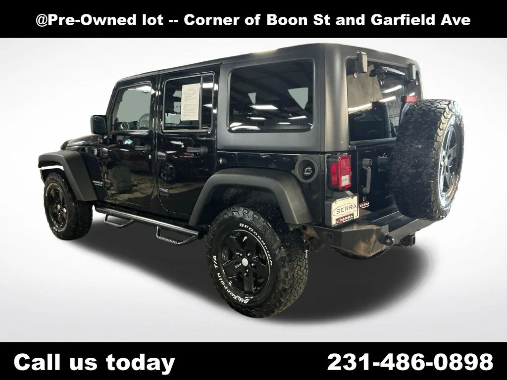 Used 2011 Black Jeep Unlimited Rubicon image 3