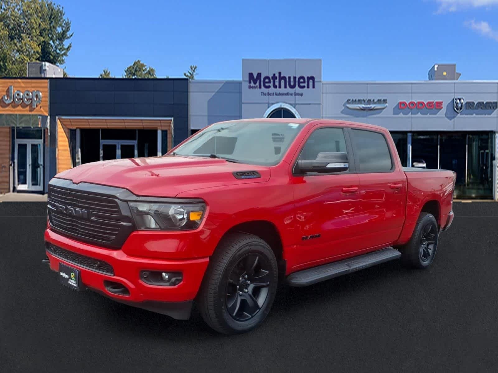Used 2021 Flame Red Clearcoat Ram Big Horn image 7