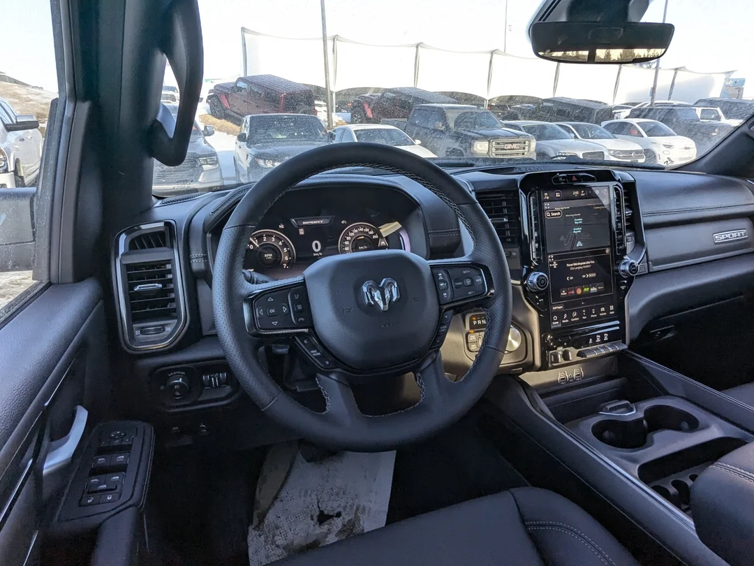 New 2026 White RAM Sport - - 64 Box - Panoramic Sunroof - Sport Performance Hood - Hurricane Turbo & More! image 25