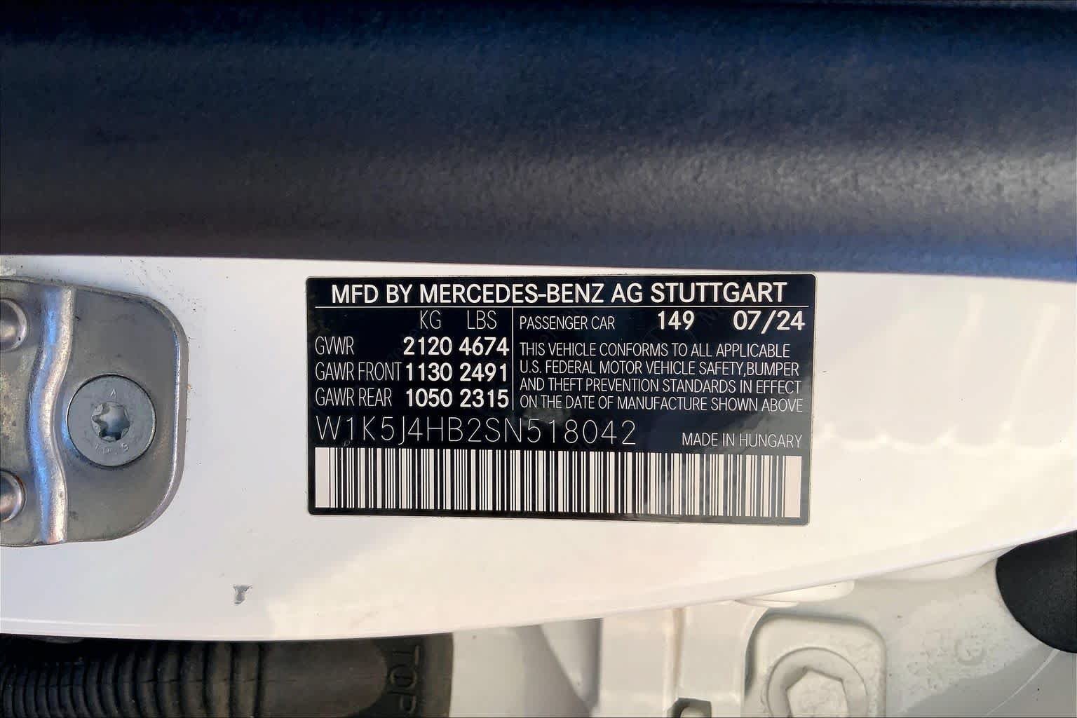Used 2025 Polar White Mercedes-Benz CLA 250 image 31