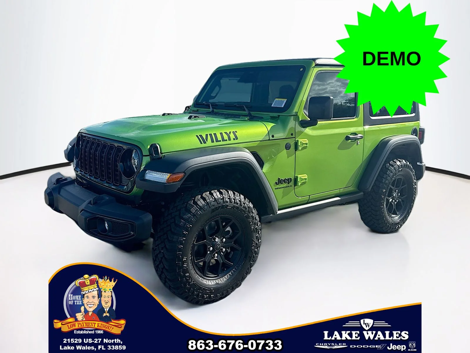 New 2026 Jeep Wrangler Willys 2-door in Lake Wales #RL165496