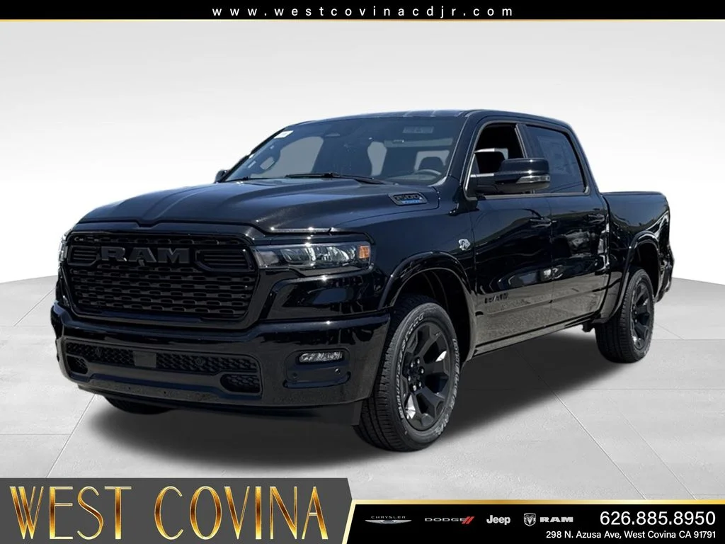 New 2026 Diamond Black Crystal Pearl-Coat Exterior Paint RAM Big Horn/Lone Star image 1