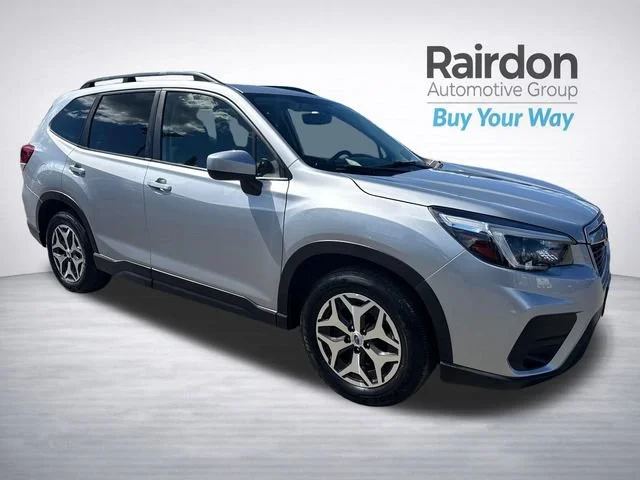 Used 2021 Ice Silver Metallic Subaru Premium image 1