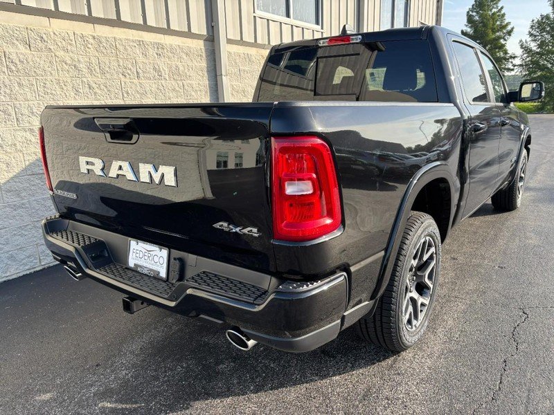 New 2026 Diamond Black Crystal Pearl-Coat Exterior Paint RAM Laramie 4x4 image 3