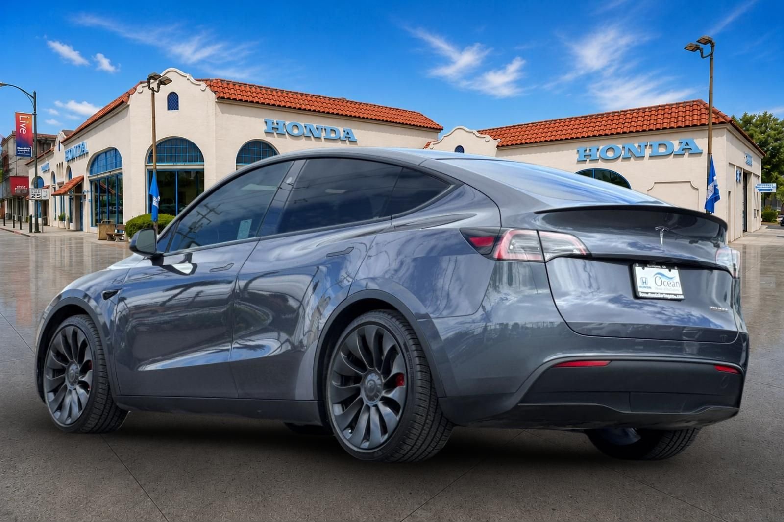 Used 2023 Midnight Silver Metallic Tesla Performance image 6