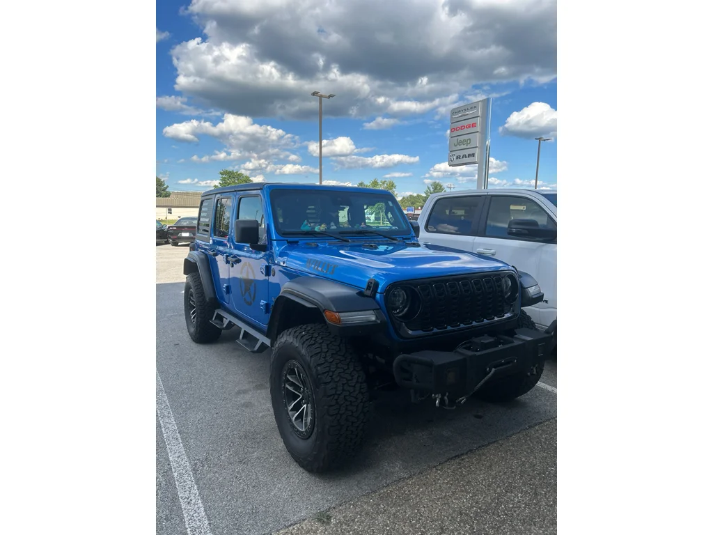 Used 2025 Hydro Blue Pearlcoat Jeep Willys image 1