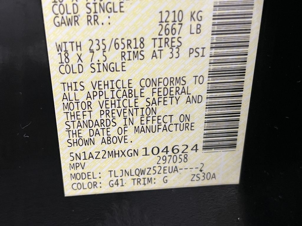 Used 2016 Black Nissan SV image 26