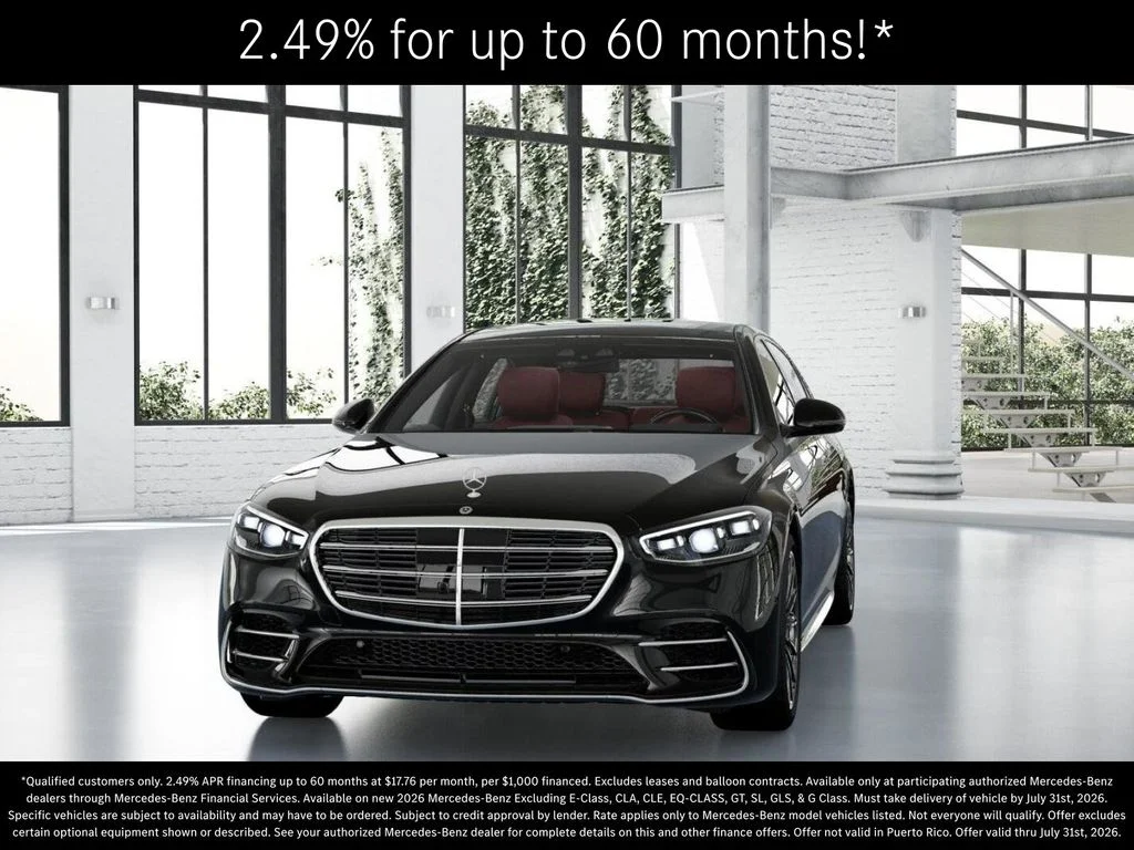 New 2026 Obsidian Black Metallic Mercedes-Benz S 580 image 42