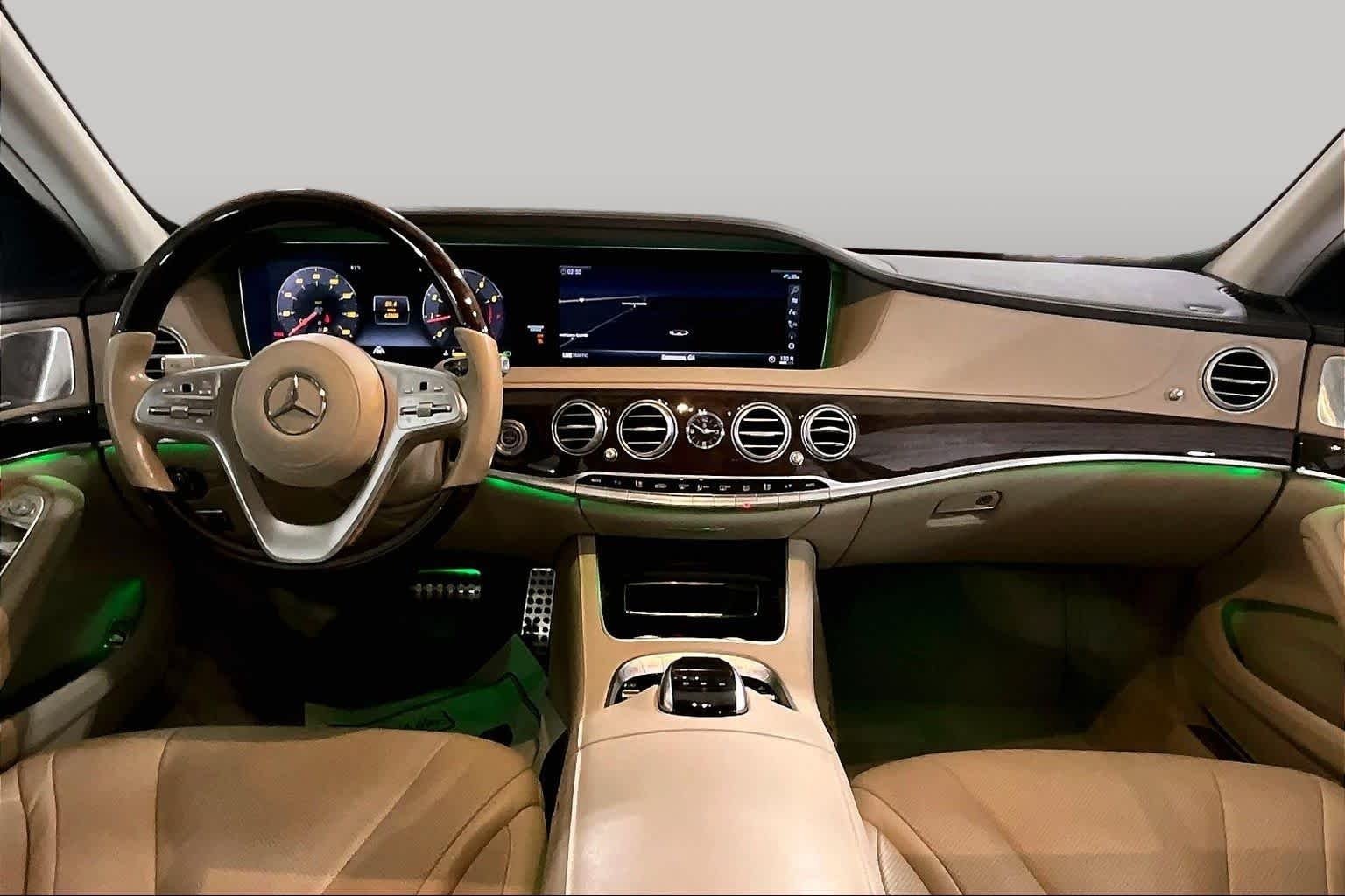 Used 2020 Emerald Green Metallic Mercedes-Benz S 450 image 16