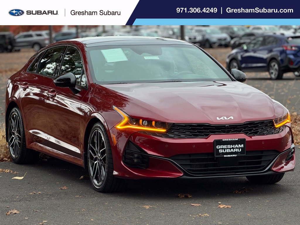 Used 2024 Passion Red Kia GT image 1