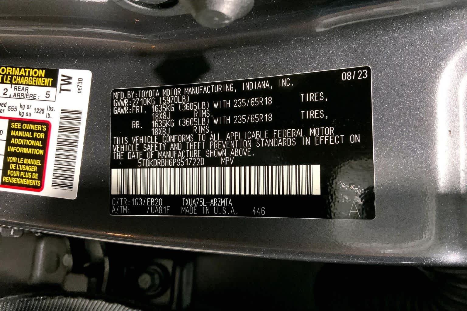 Used 2023 Magnetic Gray Metallic Toyota XLE image 37