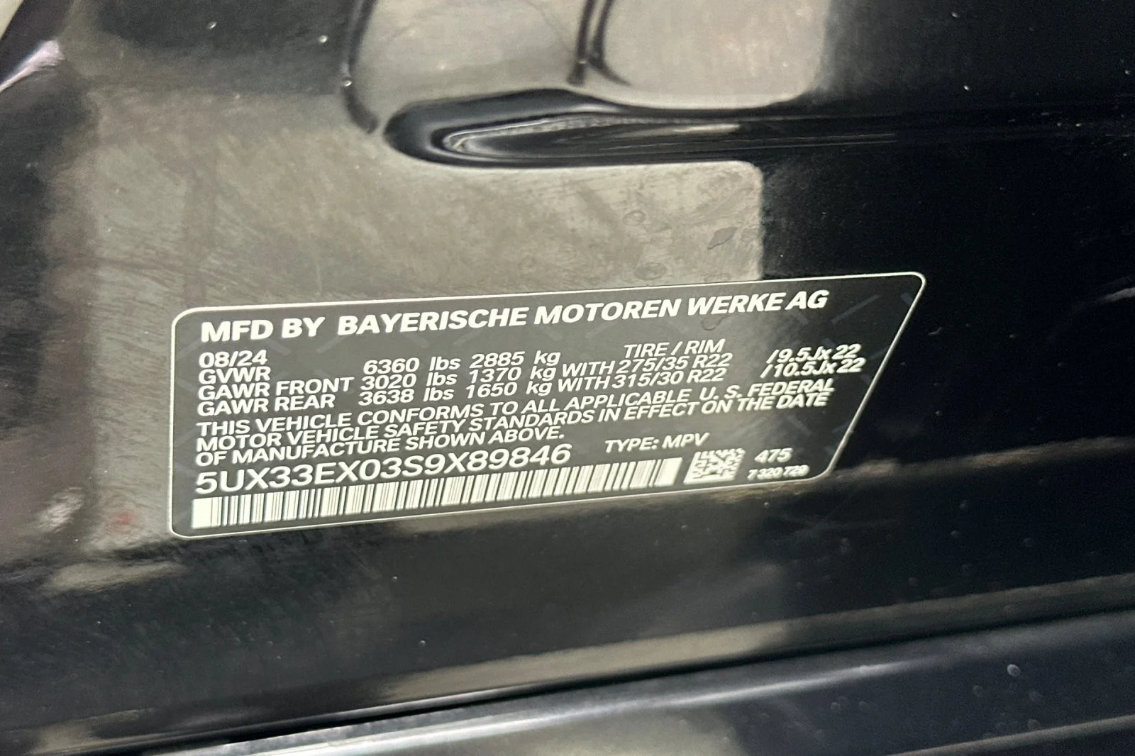 Used 2025 Black Sapphire Metallic BMW xDrive40i image 29