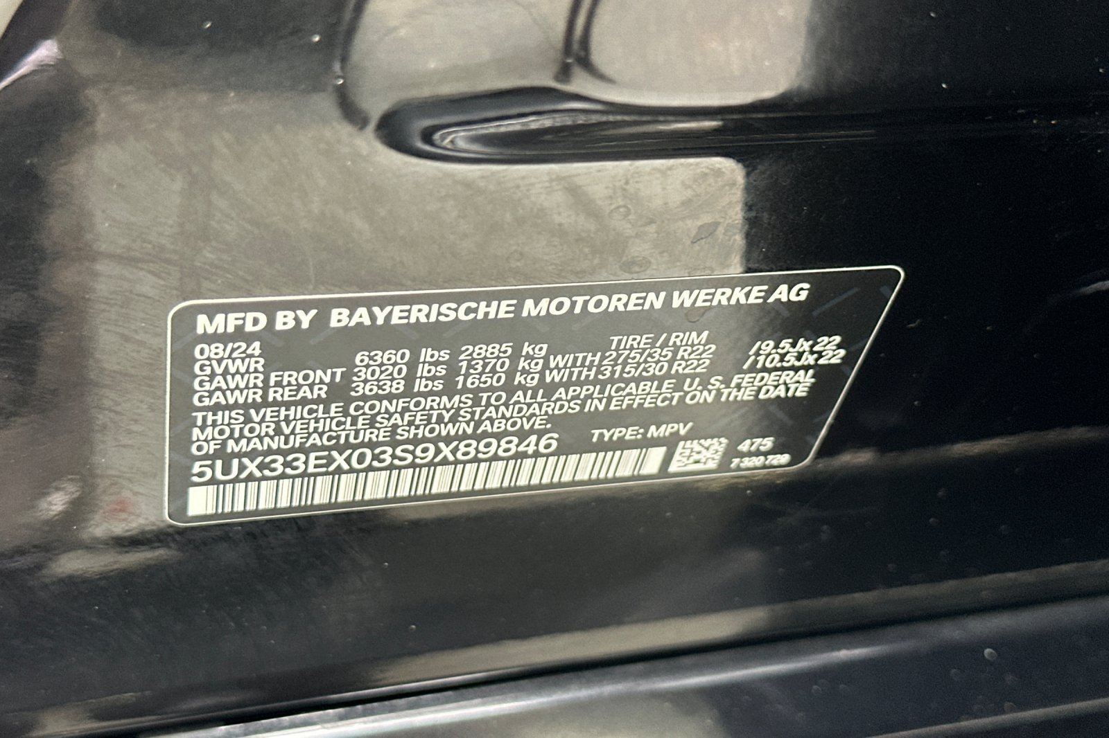 Used 2025 Black Sapphire Metallic BMW xDrive40i image 29