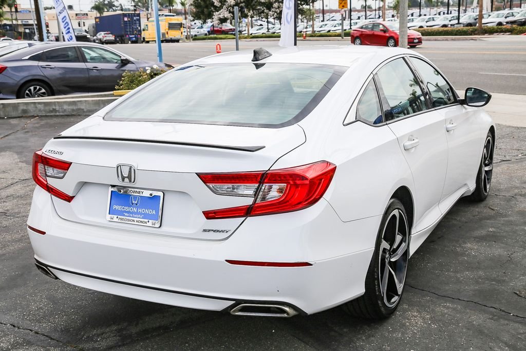 Used 2021 Platinum White Pearl Honda Sport image 6