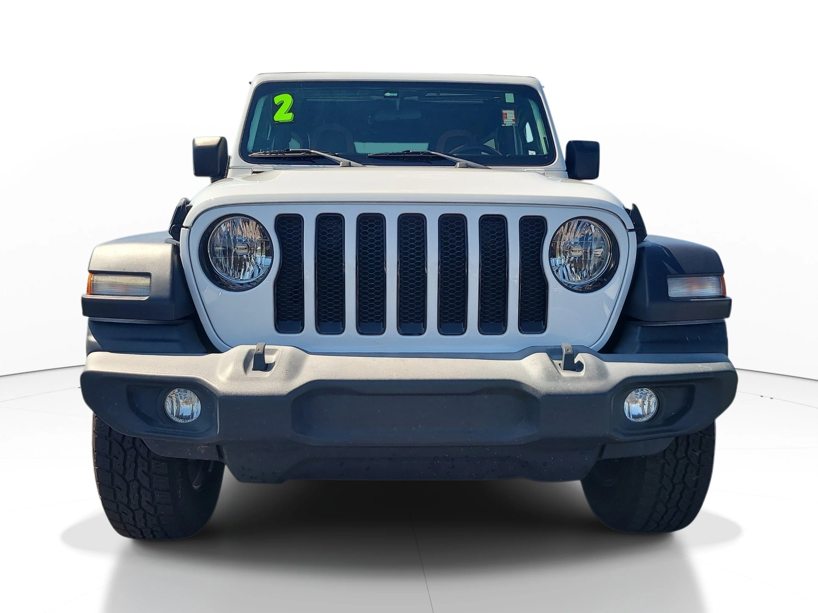 Used 2022 Bright White Clearcoat Jeep Unlimited Sport Altitude image 2