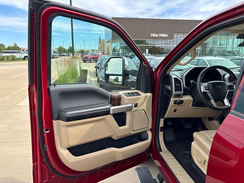 Used 2017 Ruby Red Metallic Tinted Clearcoat Ford Lariat image 16