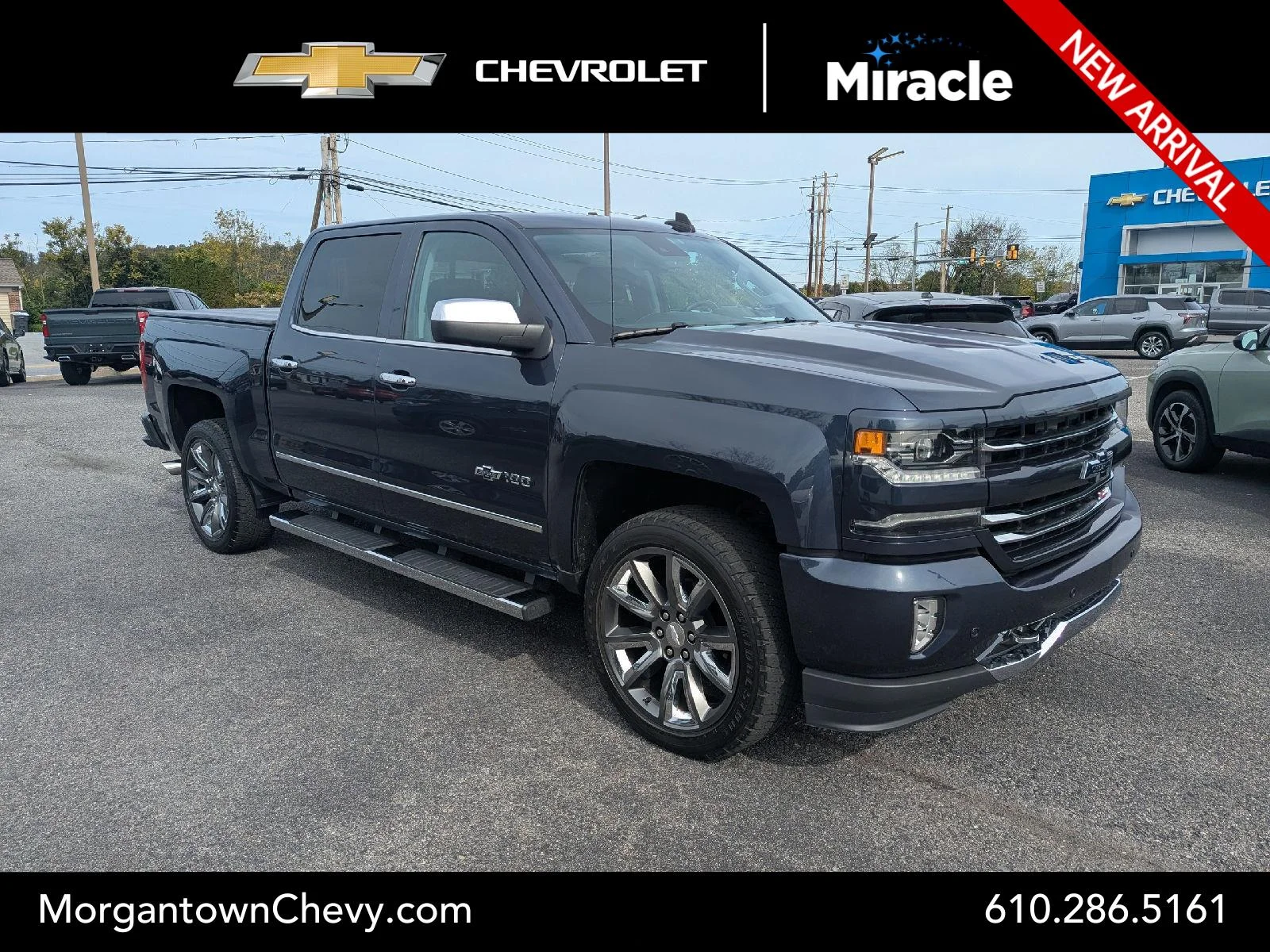 Used 2018 Centennial Blue Metallic Chevrolet LTZ image 1