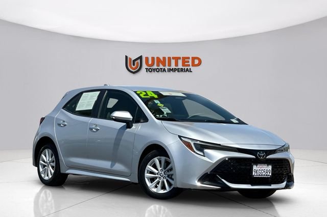 Certified Used 2024 Silver Toyota SE image 1