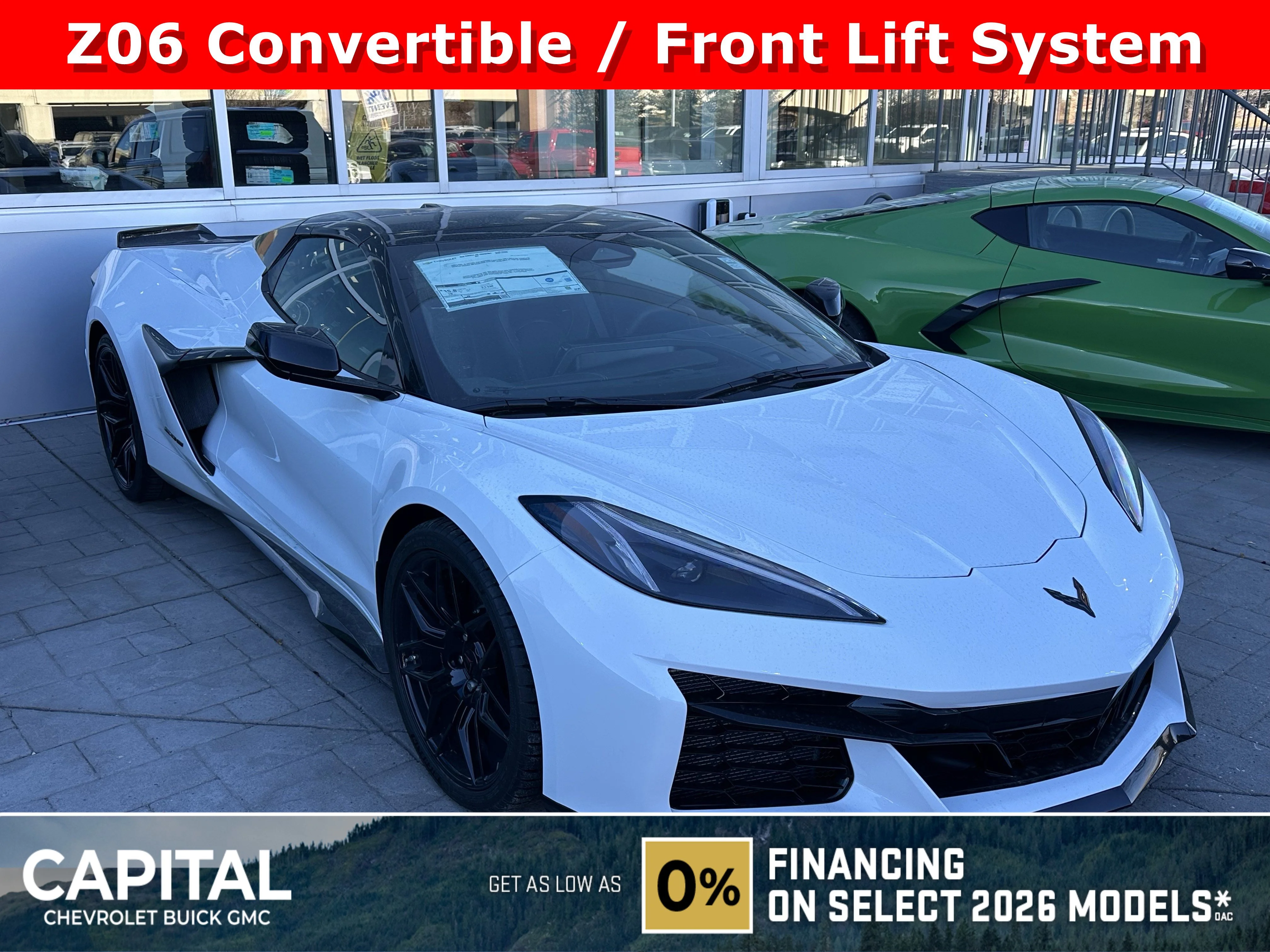 New 2026 Arctic White Chevrolet 2LZ Z06 image 1