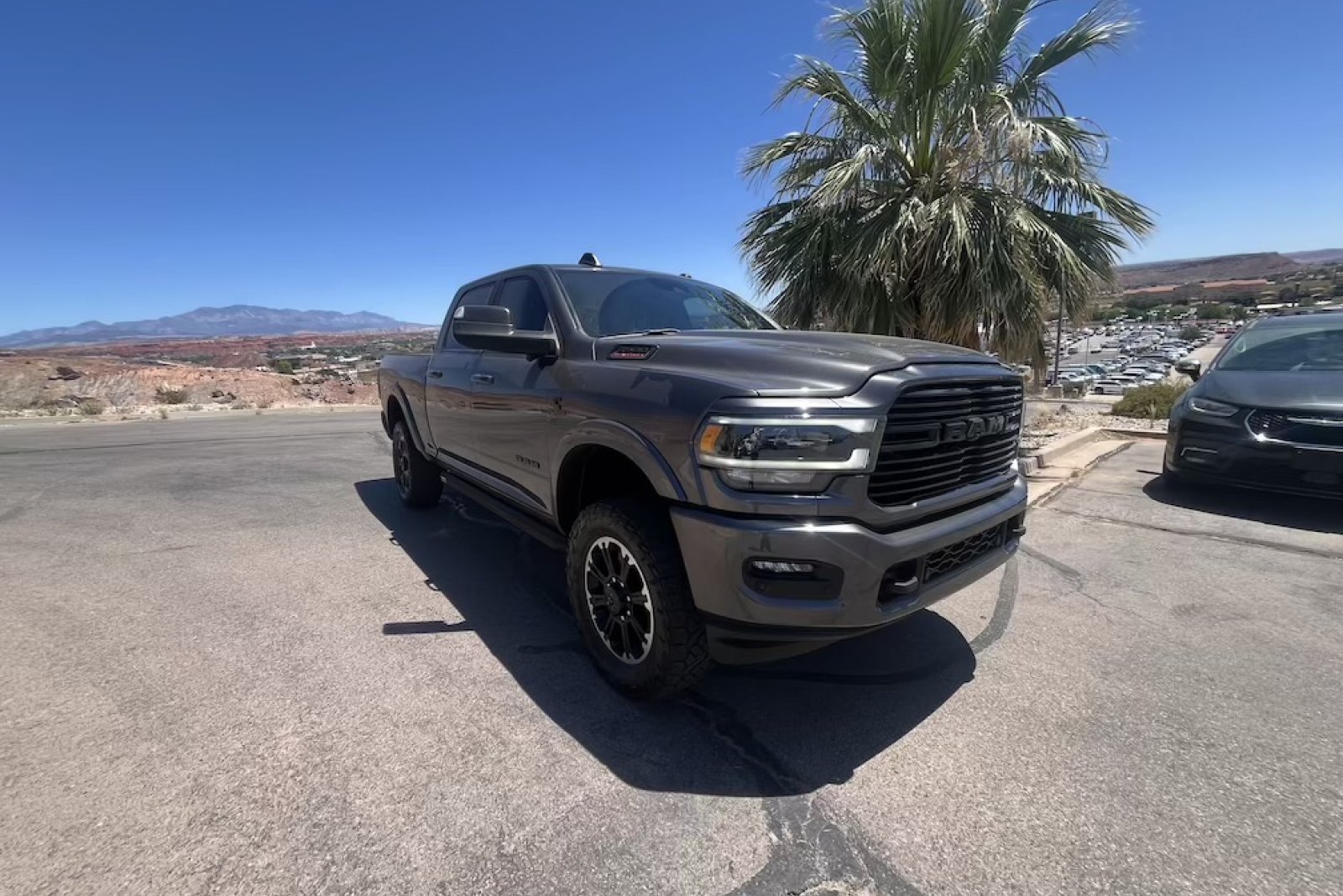Used 2022 Granite Crystal Metallic Clearcoat Ram TRX image 8