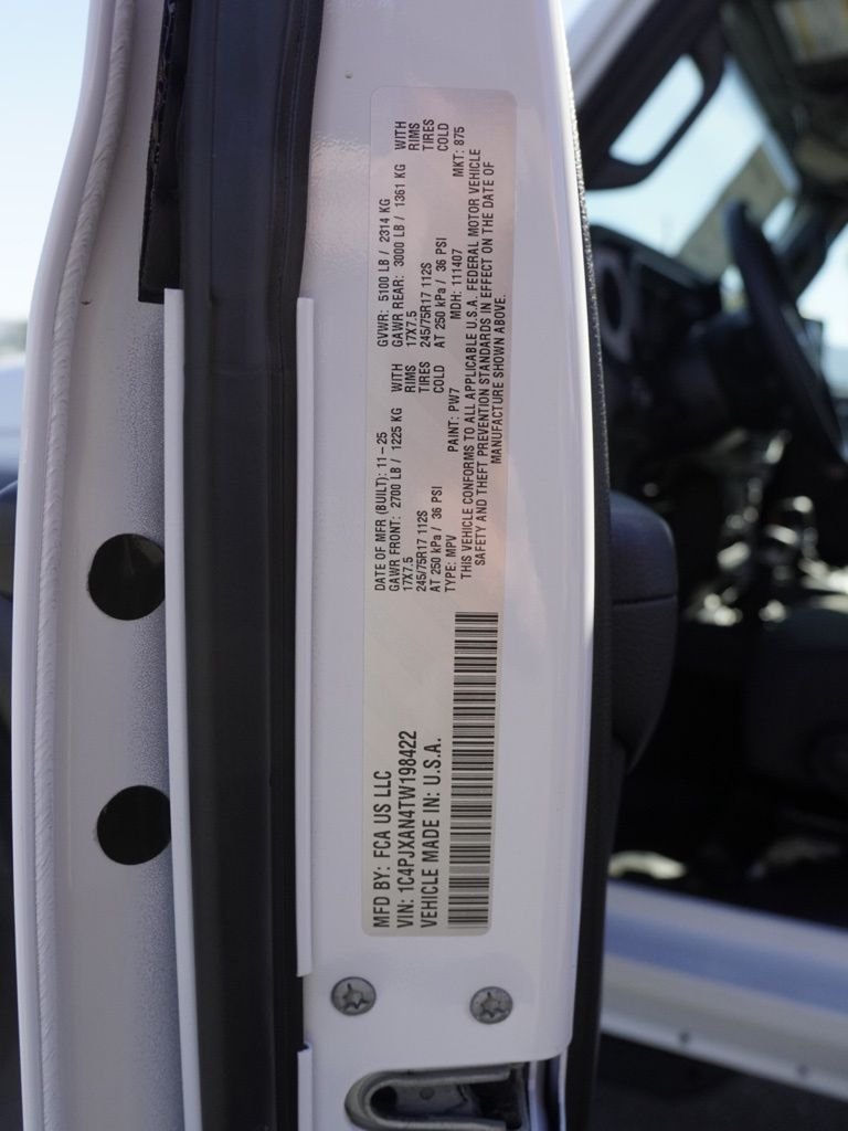 New 2026 Bright White Clear-Coat Exterior Paint Jeep Sport image 26