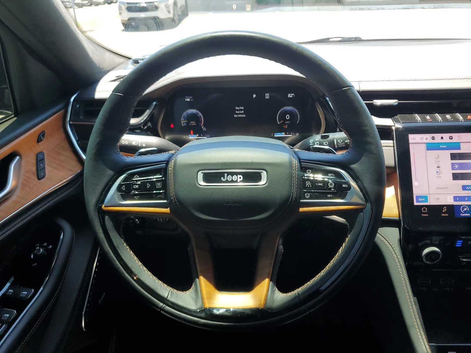 Used 2023 Bright White Clearcoat W Jeep Summit Reserve image 11