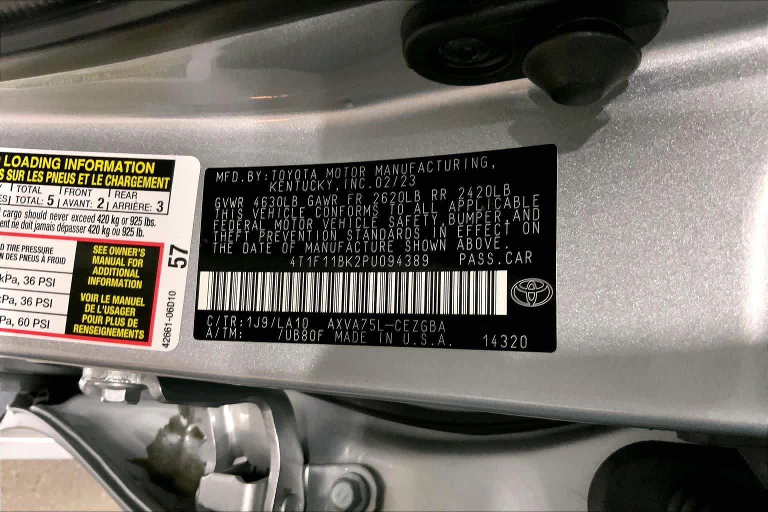 Used 2023 Celestial Silver Metallic Toyota XLE image 37