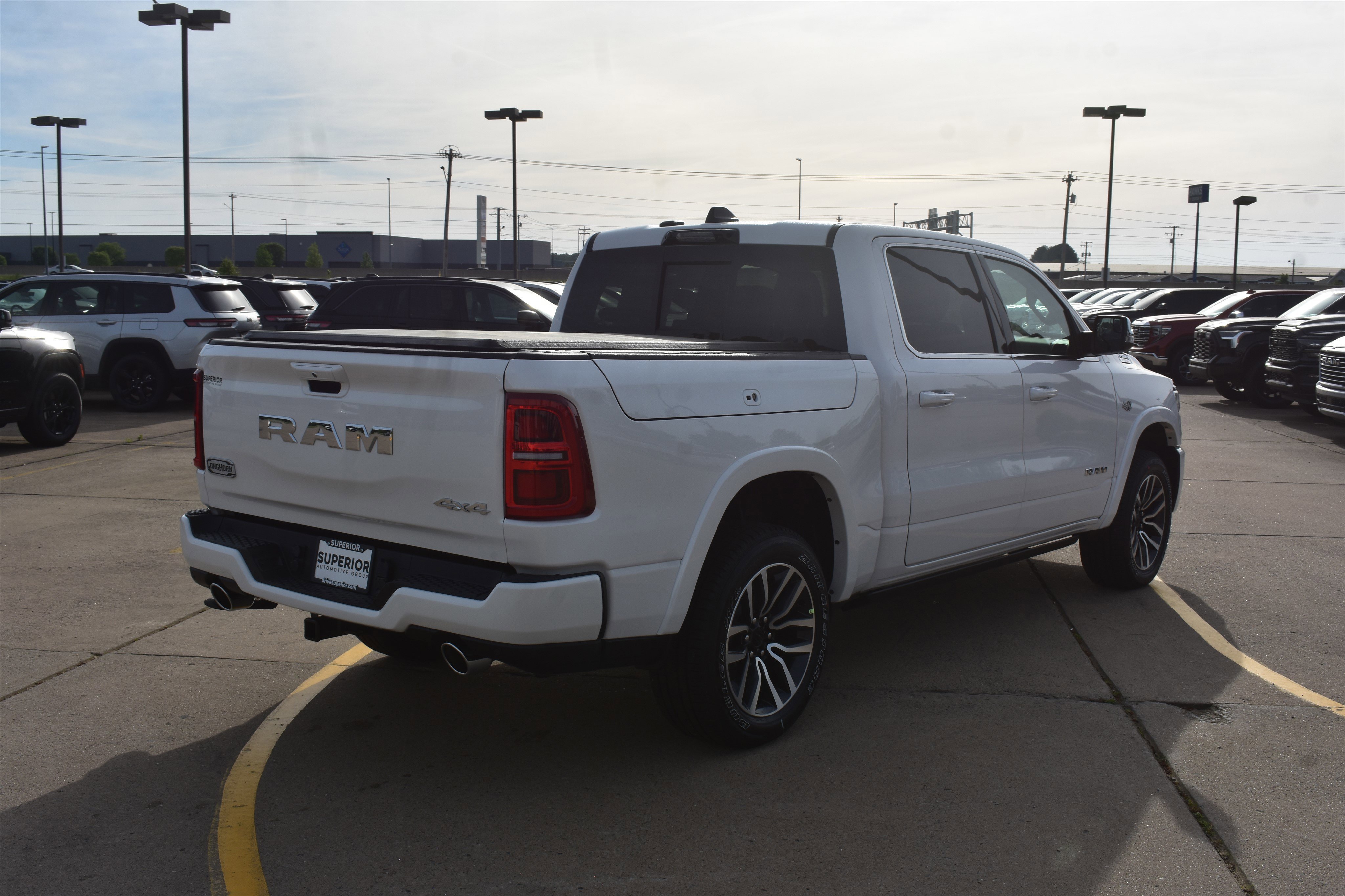 New 2026 Ivory White Tri-Coat Pearl-Coat Exterior Paint RAM Longhorn image 5
