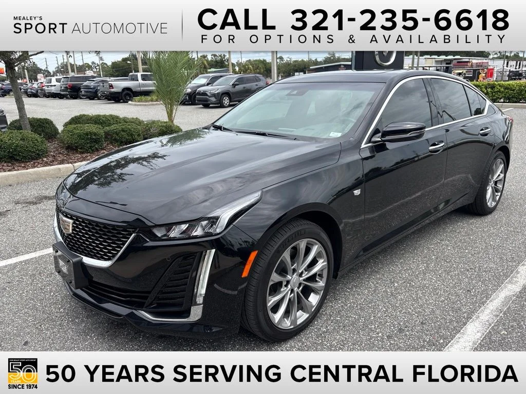 Used 2024 Black Cadillac Premium Luxury image 1