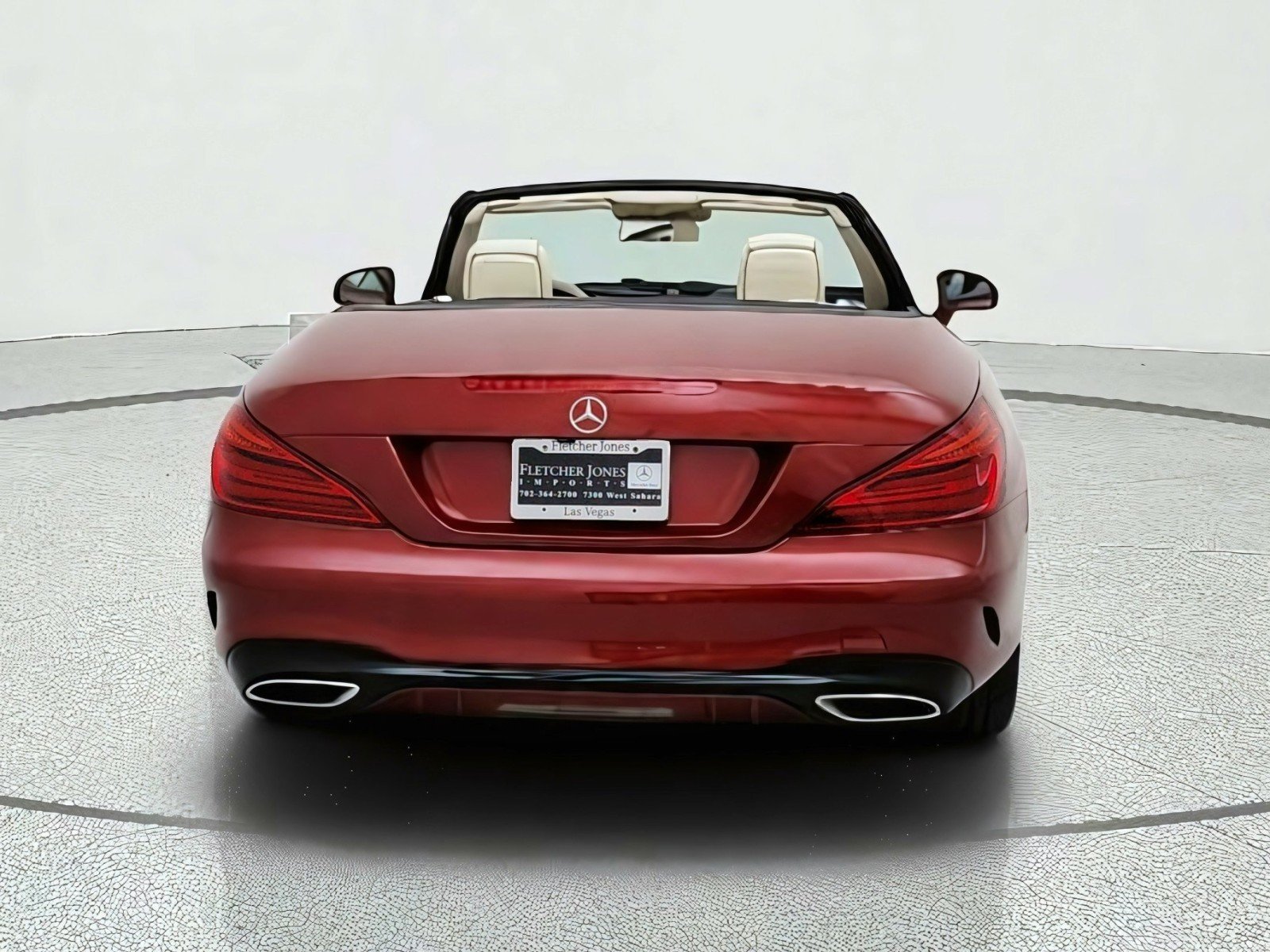 Used 2017 designo Cardinal Red Metallic Mercedes-Benz SL 450 image 10