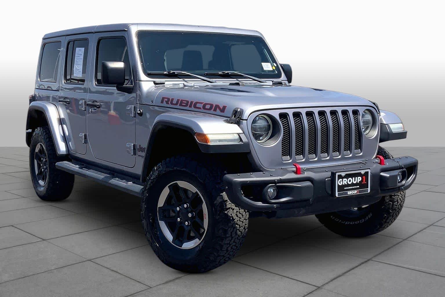 Used 2018 Billet Silver Metallic Clearcoat Jeep Rubicon image 3