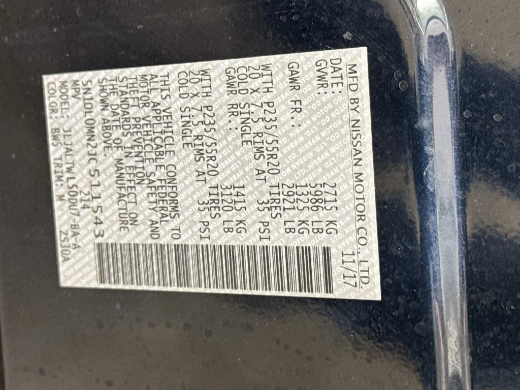 Certified Used 2018 Blue INFINITI  image 42