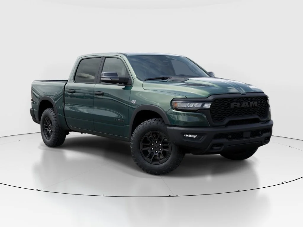 New 2026 Serrano-Green Metallic Exterior Paint RAM Rebel image 6